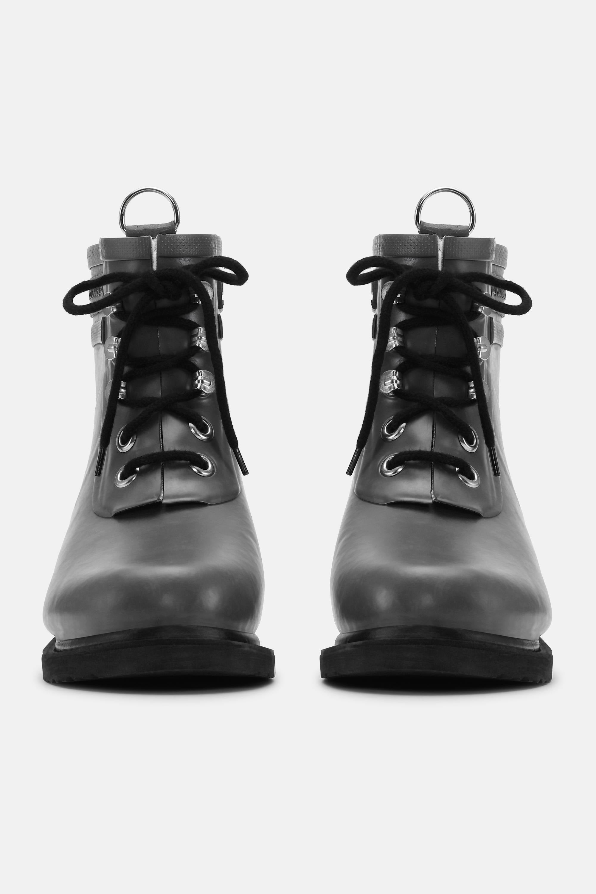 Short Rubber Boots - Grey